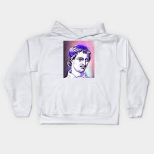 Giordano Bruno Pink Portrait | Giordano Bruno Artwork 7 Kids Hoodie